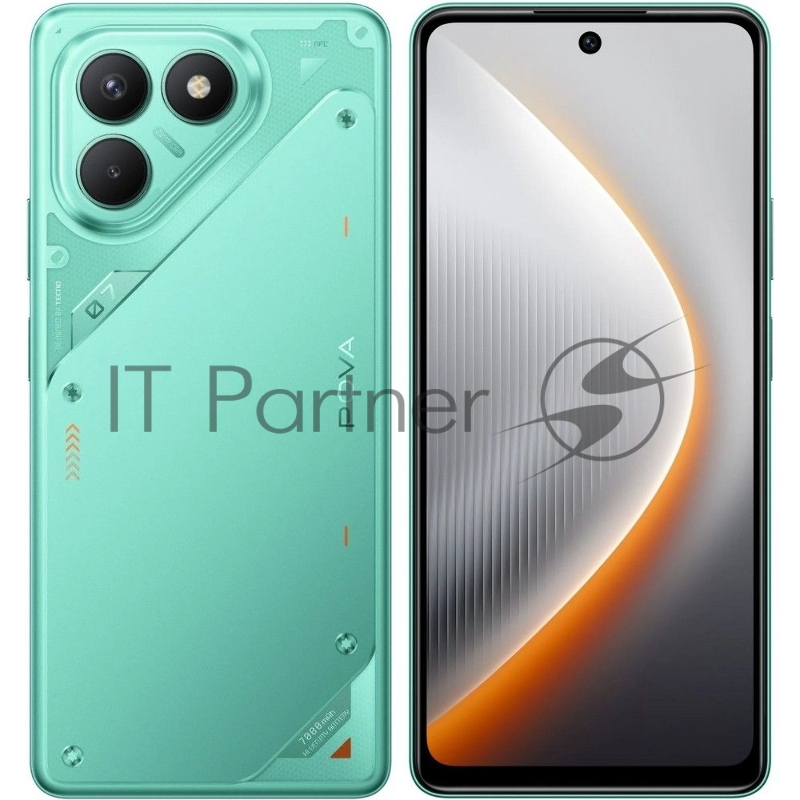 Смартфон Tecno POVA 7 Neo 8/256Gb, бирюзовый