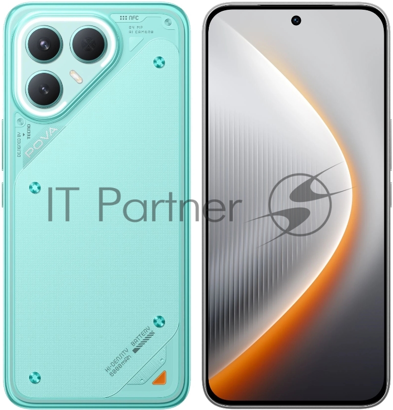 Смартфон Tecno Pova 7 Pro 5G 12/256Gb, бирюзовый
