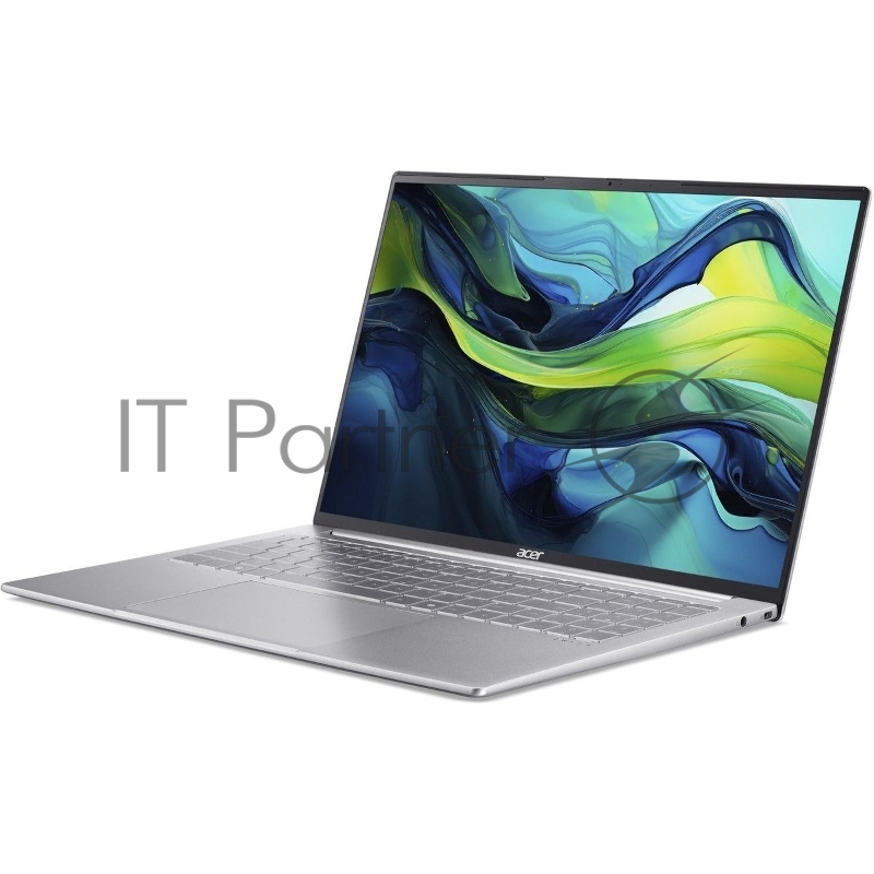 Ноутбук Acer Swift Lite SFL16-51M-54BL 16 WUXGA 1920x1200 Non-glare IPS / 1000:1 / 300 nit Intel® Core™ Ultra 5 processor 115U UMA 16 GB LPDDR5 Memory 512GB PCIe NVMe SSD Silver FULL METAL BODY KB backlight None (Boot-up only)