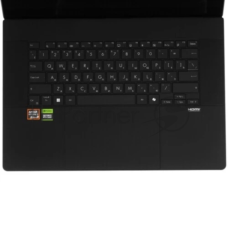 Ноутбук/ ASUS ProArt P16 H7606WP-ME092X 16(3840x2400 OLED)/Touch/AMD Ryzen AI 9 HX 370(2Ghz)/65536Mb/2TbPCISSDGb/ GeForce RTX 5070(8192Mb)/Cam/BT/WiFi/90WHr 1y/1.85kg/Nano Black/Win11Pro + алюм корп DialPad USB-RJ45 кабель