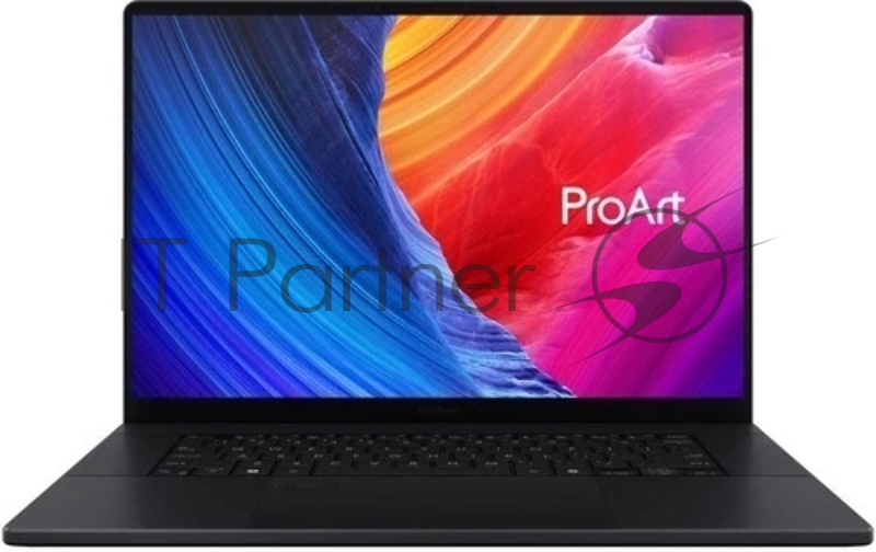 Ноутбук/ ASUS ProArt P16 H7606WP-ME092X 16(3840x2400 OLED)/Touch/AMD Ryzen AI 9 HX 370(2Ghz)/65536Mb/2TbPCISSDGb/ GeForce RTX 5070(8192Mb)/Cam/BT/WiFi/90WHr 1y/1.85kg/Nano Black/Win11Pro + алюм корп DialPad USB-RJ45 кабель