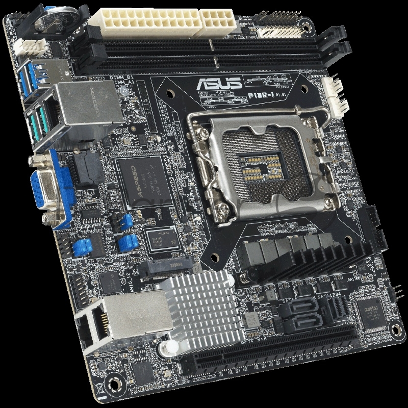 Материнская плата ASUS P13R-I LGA1700 mini-ITX 2xDDR5 PCIEx16 M.2 VGA 2xGLAN