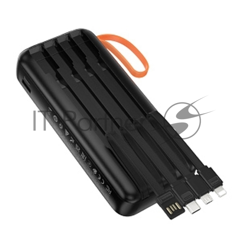 Мобильный аккумулятор HOCO (6942007653374) J151A 20000mAh 1USB+1Type-C 2.0A , черный