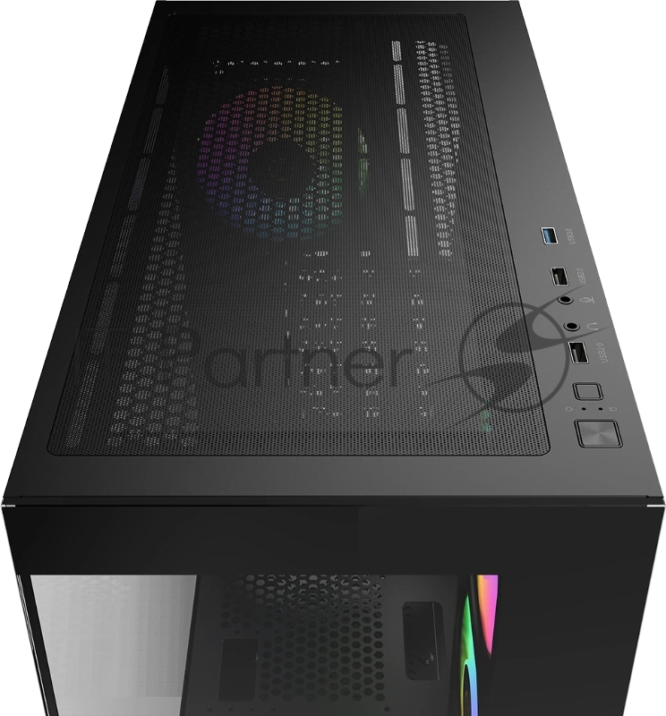 Компьютерный корпус Ocypus Gamma C72 BK ARGB ATX / win / black / 4 ARGB fans / no PSU / Tempered Glass
