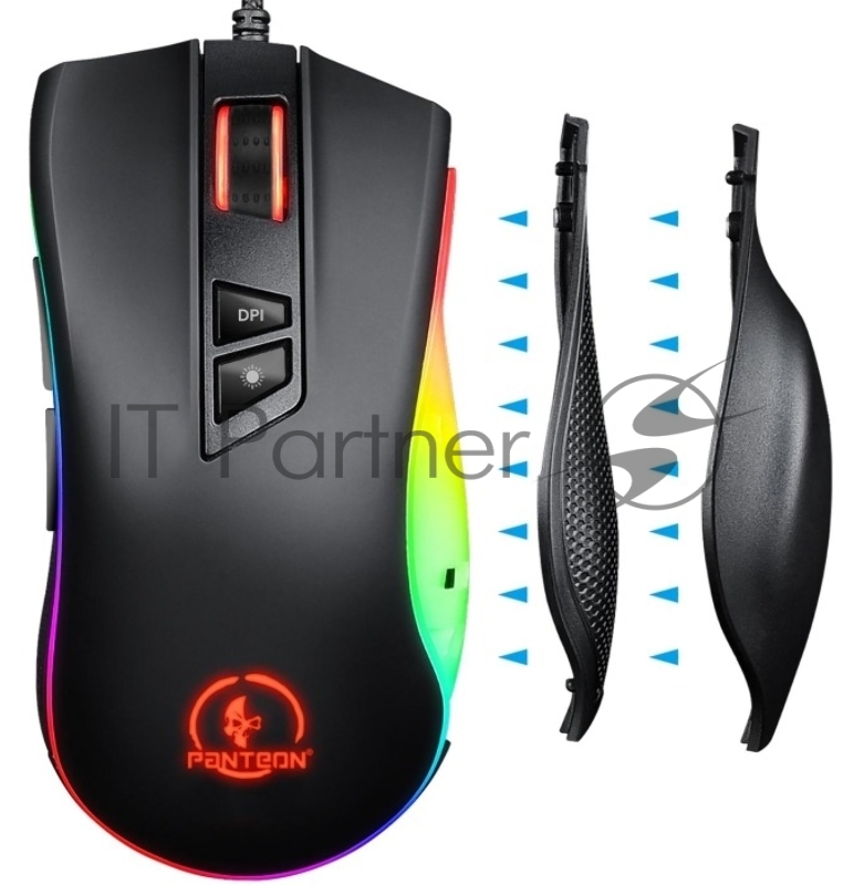 Мышь Jet.A Panteon PS88 черная