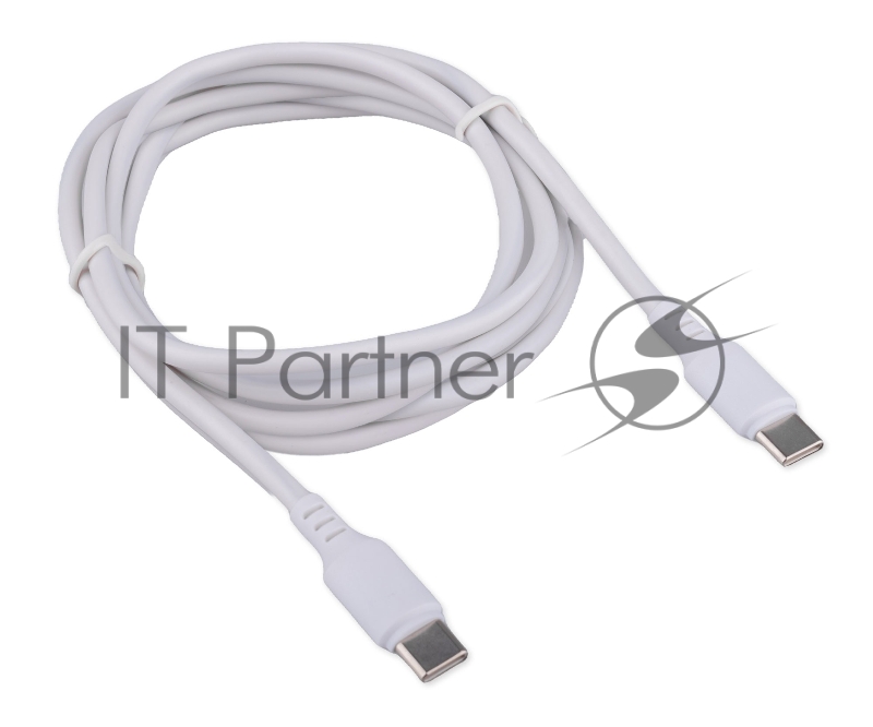Кабель USB2.0 Cablexpert CC-USB2-CMCM-100-1.8M-W, Type-C/Type-C, 5A, 100Вт, PD/QC3.0, медь, 1.8м, белый, пакет