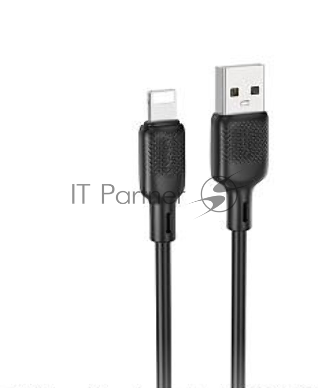 Кабель BOROFONE (6941991115530) BX113i 3m USB 2.4A для Lightning - 3м, черный