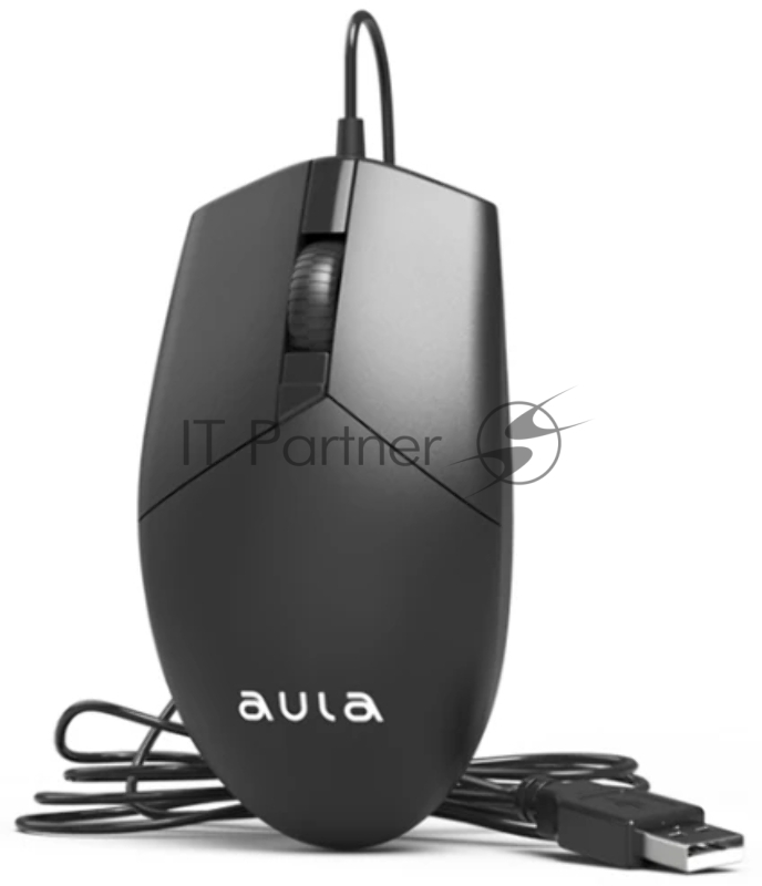 Мышь проводная AULA AM104 черный