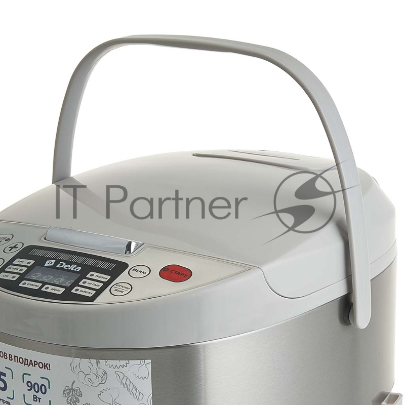 Мультиварка DELTA DL-6529 белый: 900 Вт,5л, 6 ПРОГРАММ (4)