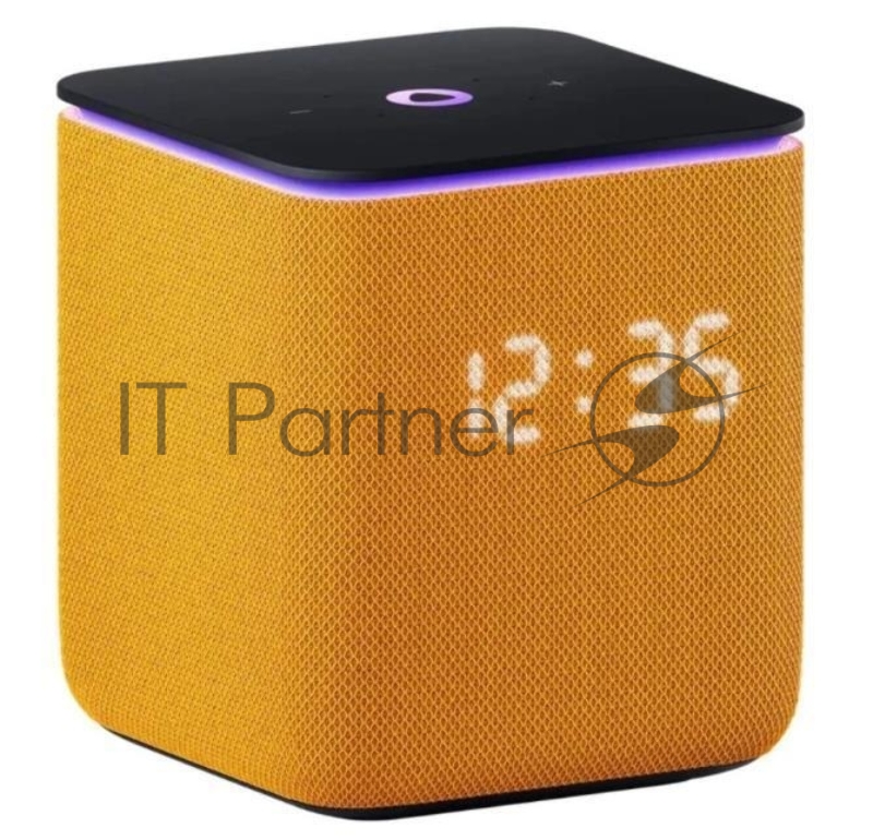 Умная колонка Яндекс Станция Миди, ZigBee, 24Вт, с голосовым ассистентом Алиса на YaGPT, оранжевый