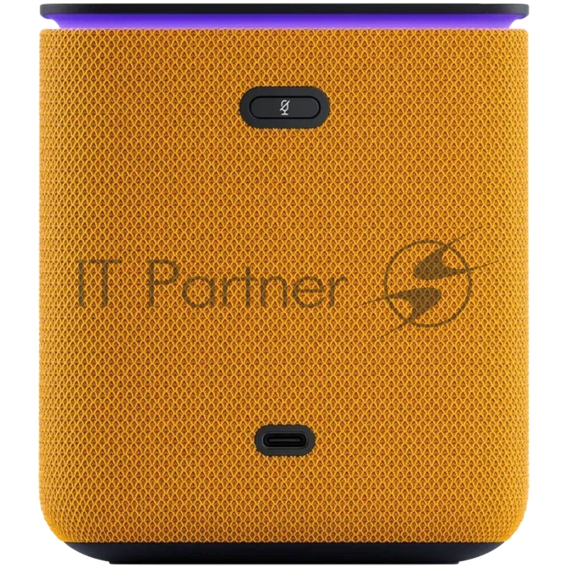 Умная колонка Яндекс Станция Миди, ZigBee, 24Вт, с голосовым ассистентом Алиса на YaGPT, оранжевый