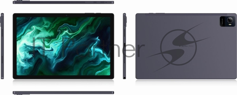 Планшет Digma Pro Wave T615 (1.8) 8C RAM8Gb ROM128Gb 10.5 In-Cell 1920x1200 4G Android 15 серый 13Mpix 5Mpix BT WiFi microSD 7000mAh