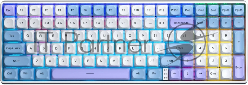 Клавиатура AULA S100Pro Blue-White-Dark Purple, механическая