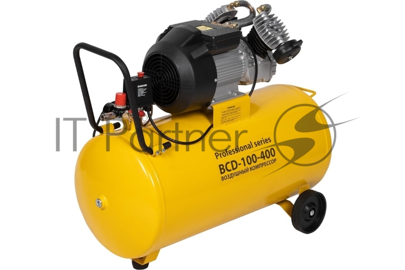 Компрессор воздушный поршневой масляный Ballu BCD-100-400 желтый