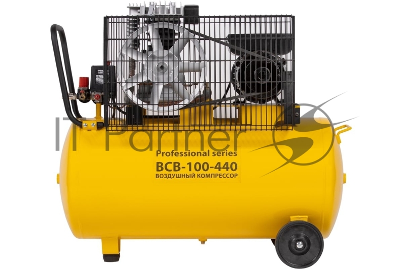 Компрессор воздушный ременной масляный Ballu BCB-100-440 желтый
