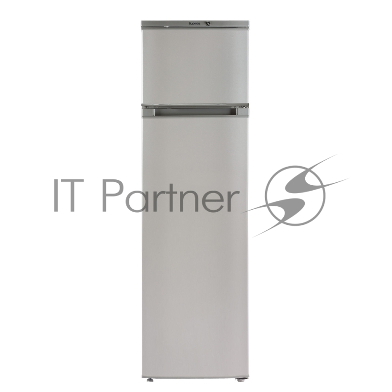 Холодильник Бирюса M424 металлик двухкамерный 170/35л морозилка сверху