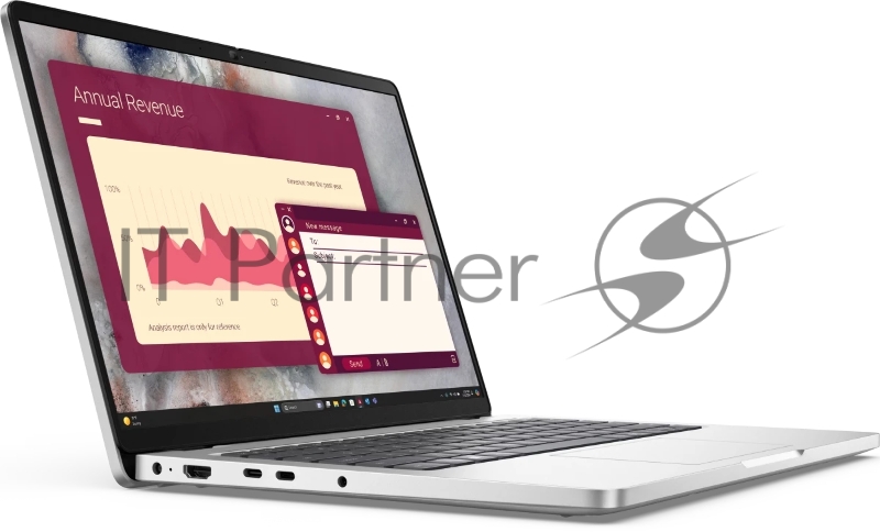 Ноутбук DELL 14 Pro Ultra 5 235U vPro 14,0 FHD+ (1920 x 1200) IPS,AG,300 nit, 16GB DDR5 (1x16GB) 512GB SSD Intel graphics,3cell,Backlit,FPR,2y, Home,Chinese,1,37kg,KB Eng/Rus