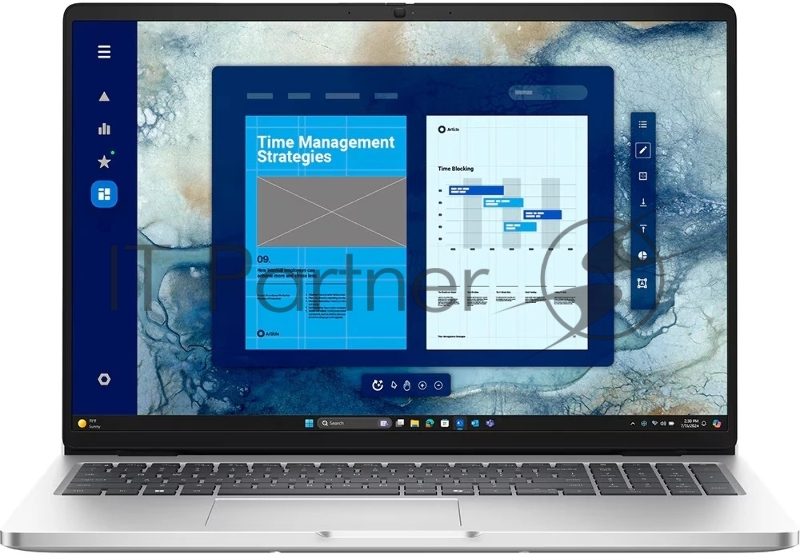 Ноутбук DELL 16 Pro Ultra 5 235U vPro 16” 16:10 FHD+ (1920 x 1200),60Hz,IPS,Non-Touch, AGl,300 nit,16GB (1x16GB) 512GB SSD Intel graphics,Backlit,FPR,2y,11 Home,Chinese,1,9kgKB Eng/Rus