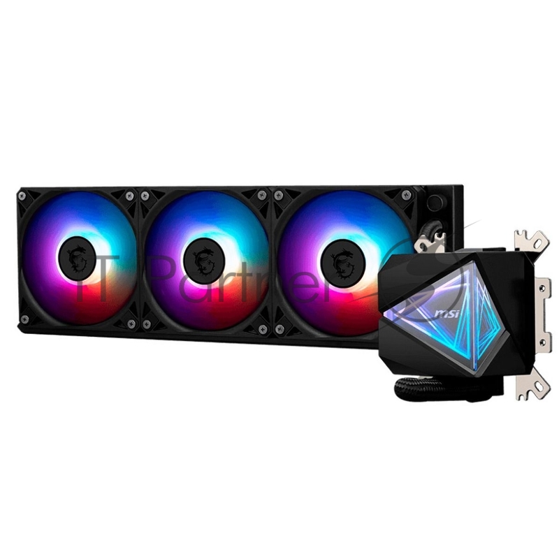 Жидкостная система охлаждения MSI MAG CORELIQUID I360 3x ARGB Gen2 Fan, ARGB Gen2 Block, Color Box