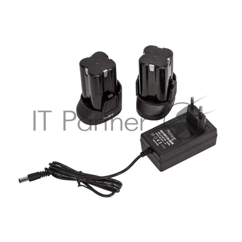 Шуруповерт аккумуляторный PIONEER CID-E1602BL-22C черный, синий