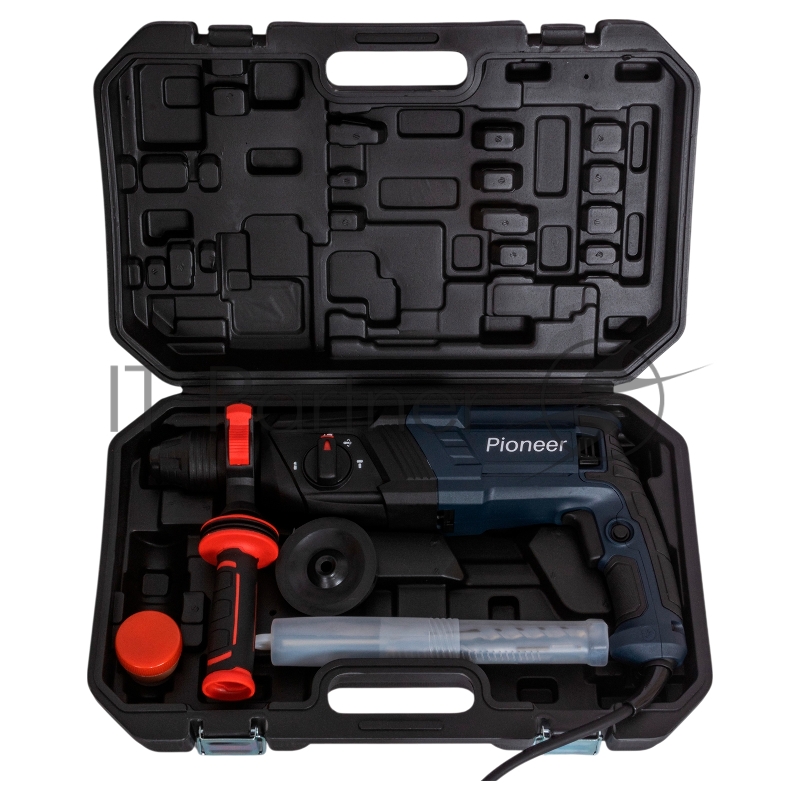 Перфоратор PIONEER RH-E1100H-01C черный, синий