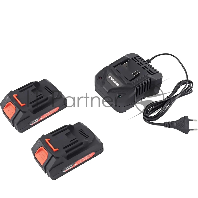 Воздуходувка Starwind SBB-570.20-4.4 пит.:от аккум. красный/черный