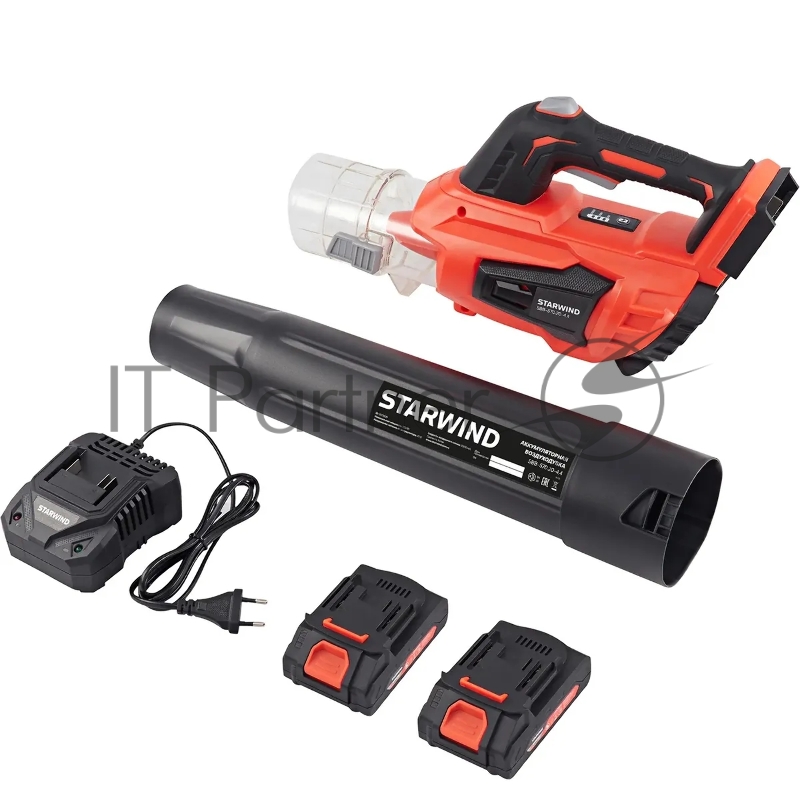 Воздуходувка Starwind SBB-570.20-4.4 пит.:от аккум. красный/черный