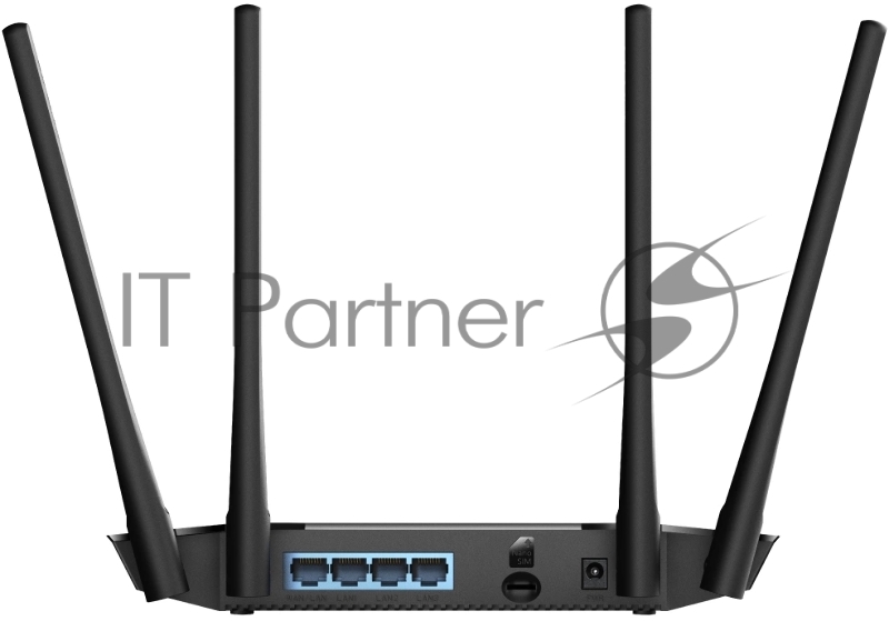Роутер беспроводной Cudy LT400 N300 10/100BASE-TX/4G cat.4 черный