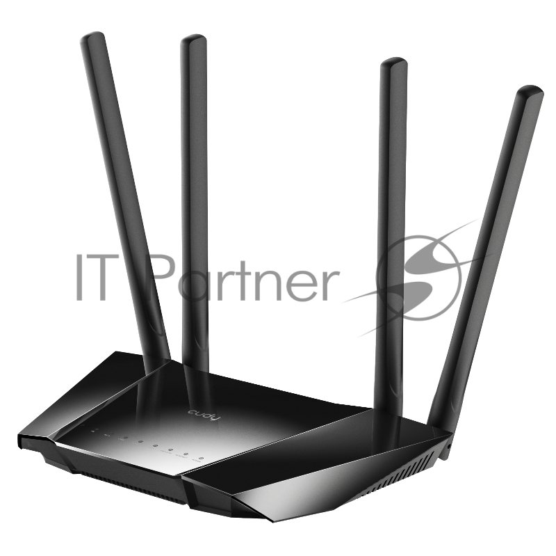 Роутер беспроводной Cudy LT400 N300 10/100BASE-TX/4G cat.4 черный