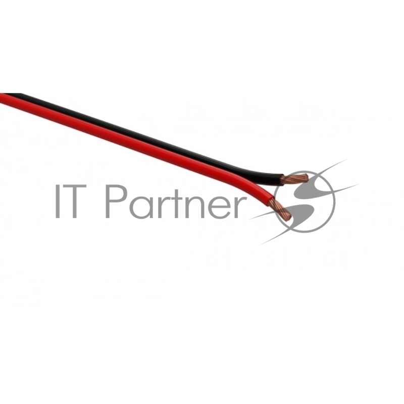 Кабель акустический 2х0.75 красно-черный 100м (м) ЭРА