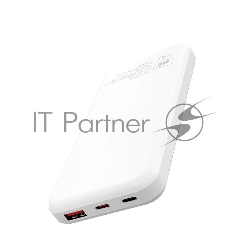 Внешний аккумулятор MORE CHOICE (4620202552747) PB29-10 10000mAh 1USB+2Type-C 3.0A 22.5W+PD20W+QC3.0 , белый