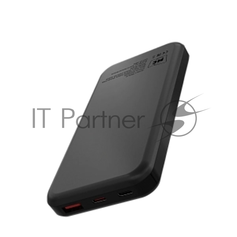 Внешний аккумулятор MORE CHOICE (4620202552761) PB29-10 10000mAh 1USB+2Type-C 3.0A 22.5W+PD20W+QC3.0, черный