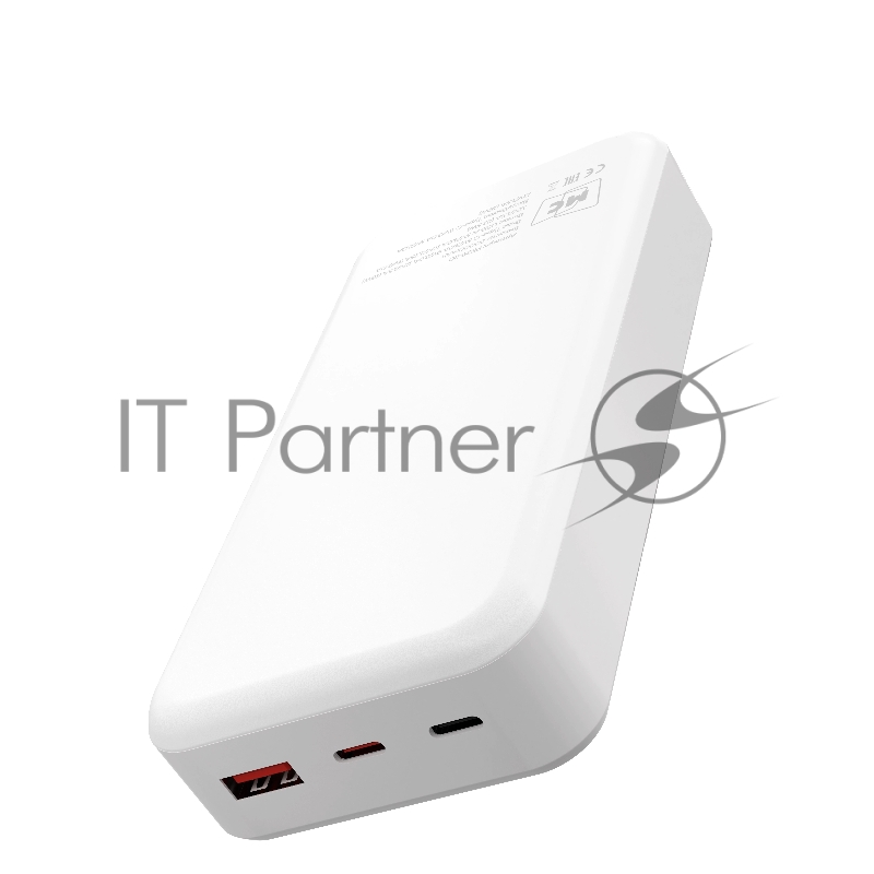 Внешний аккумулятор MORE CHOICE (4620202552785) PB29-20 20000mAh 1USB+2Type-C 3.0A 22.5W+PD20W+QC3.0 , белый