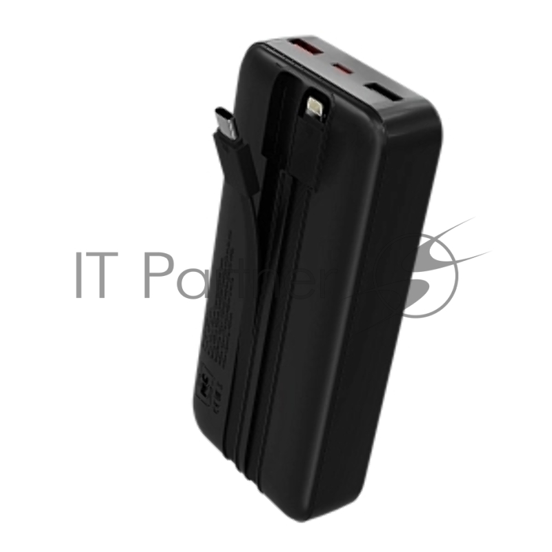 Внешний аккумулятор MORE CHOICE (4620202552815) PB35-20 20000mAh 2USB+1Type-C 3.0A 22.5W+PD20W+QC3.0 LE, черный