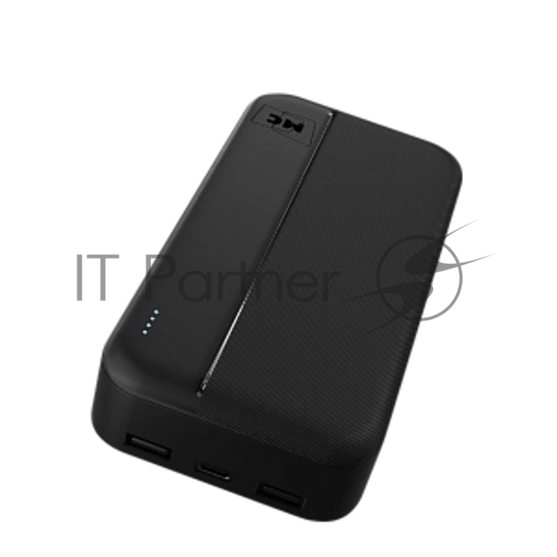 Внешний аккумулятор MORE CHOICE (4620202552914) PB25-20 20000mAh 2USB+Type-C+1micro USB 2.0A , черный