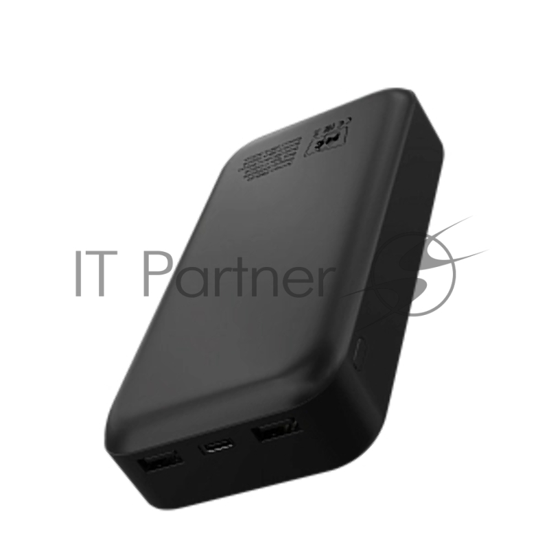 Внешний аккумулятор MORE CHOICE (4620202552914) PB25-20 20000mAh 2USB+Type-C+1micro USB 2.0A , черный