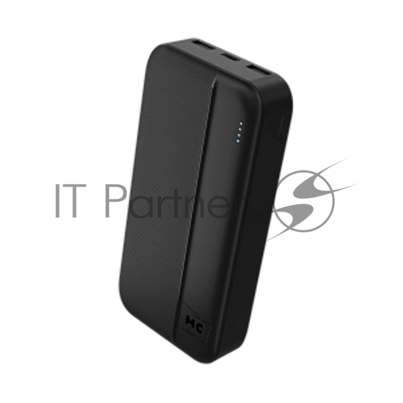 Внешний аккумулятор MORE CHOICE (4620202552914) PB25-20 20000mAh 2USB+Type-C+1micro USB 2.0A , черный