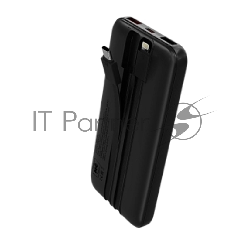 Внешний аккумулятор MORE CHOICE (4620202552792) PB35-10 10000mAh 2USB+1Type-C 3.0A 22.5W+PD20W+QC3.0, черный