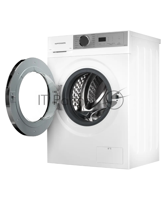 Стирально-сушильная машина KUPPERSBERG WDM 470 W, High-Tech, отдельностоящая, глубина 52.5 см, загрузка 8 кг, загрузка при сушке 6 кг, 14 программ, 1400 об/мин, инверторный BLDC двигатель, сенсорное/поворотное управление, пар, самодиагностика, дозагр