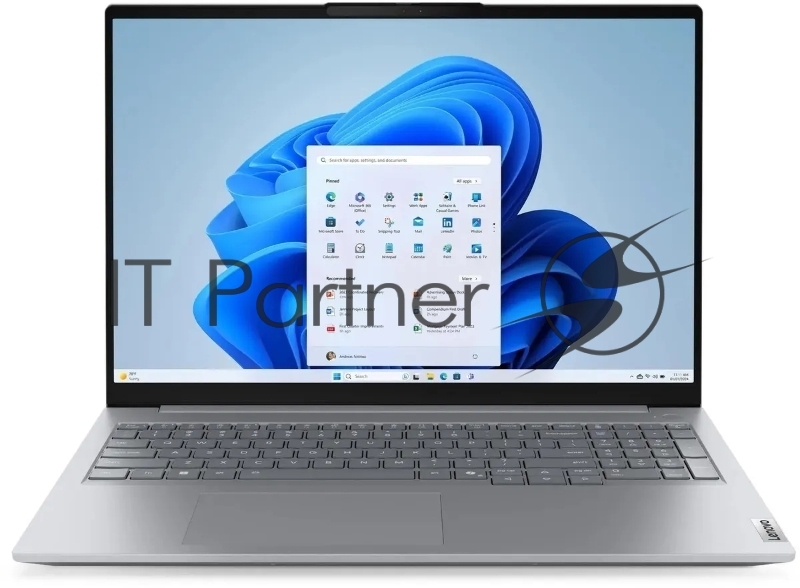 Ноутбук Lenovo ThinkBook 16 G8 IAL 16 WUXGA (1920x1200) IPS 300N, Ultra 5 225U, 1x16GB DDR5-5600, 512GB SSD M.2, Intel Graphics, WiFi6E, BT, FPR, TPM2, FHD Cam, 45Wh, 65W USB-C, NoOS, 1Y, 1.7kg