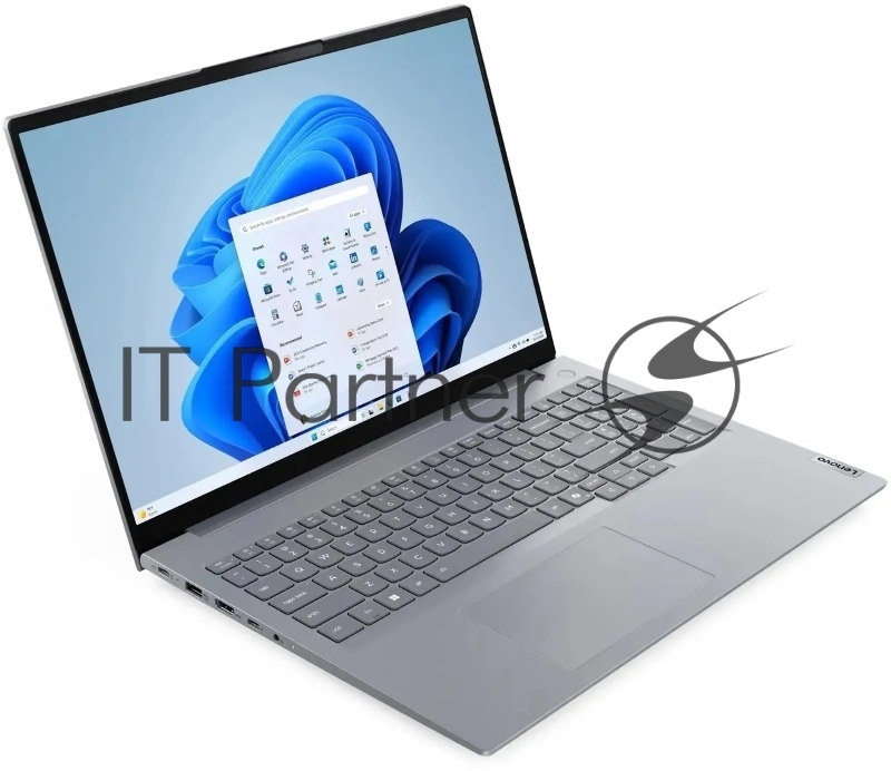 Ноутбук Lenovo ThinkBook 16 G8 IAL 16 WUXGA (1920x1200) IPS 300N, Ultra 5 225U, 1x16GB DDR5-5600, 512GB SSD M.2, Intel Graphics, WiFi6E, BT, FPR, TPM2, FHD Cam, 45Wh, 65W USB-C, NoOS, 1Y, 1.7kg
