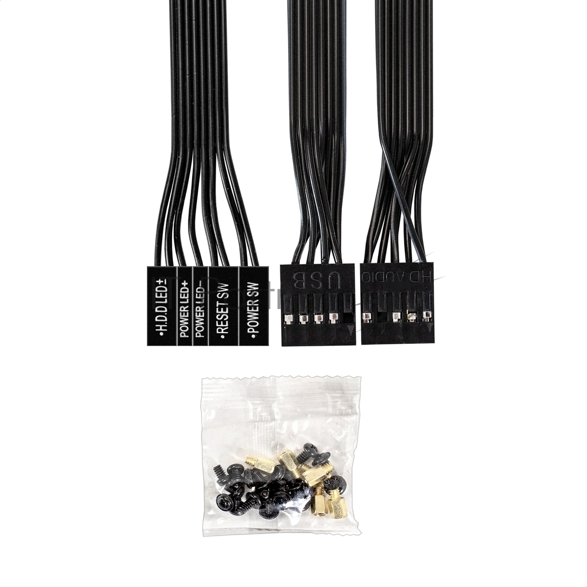 Корпус Minitower ExeGate BAA-308M-AA500 (mATX, БП AA500 с вент. 8см, 2*USB, HD Audio, черный)