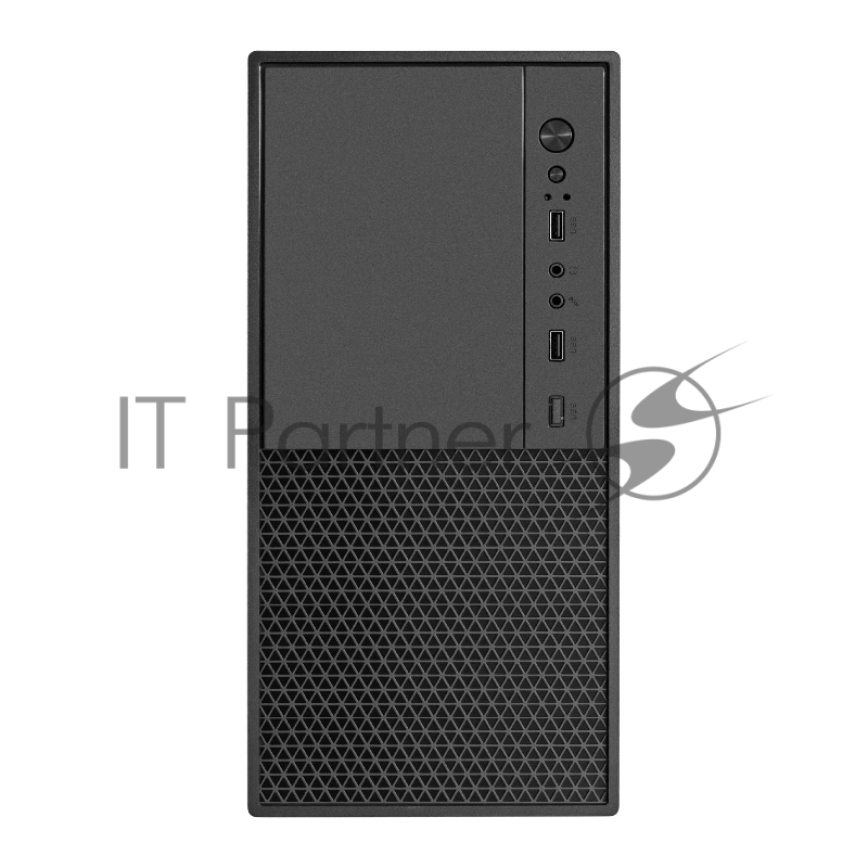 Корпус Minitower ExeGate BAA-308M-AA500 (mATX, БП AA500 с вент. 8см, 2*USB, HD Audio, черный)