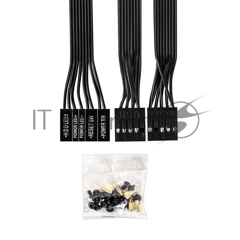 Корпус Minitower ExeGate BAA-308M-UNS350 (mATX, БП UNS350 с вент. 12см, 2*USB, HD Audio, черный)