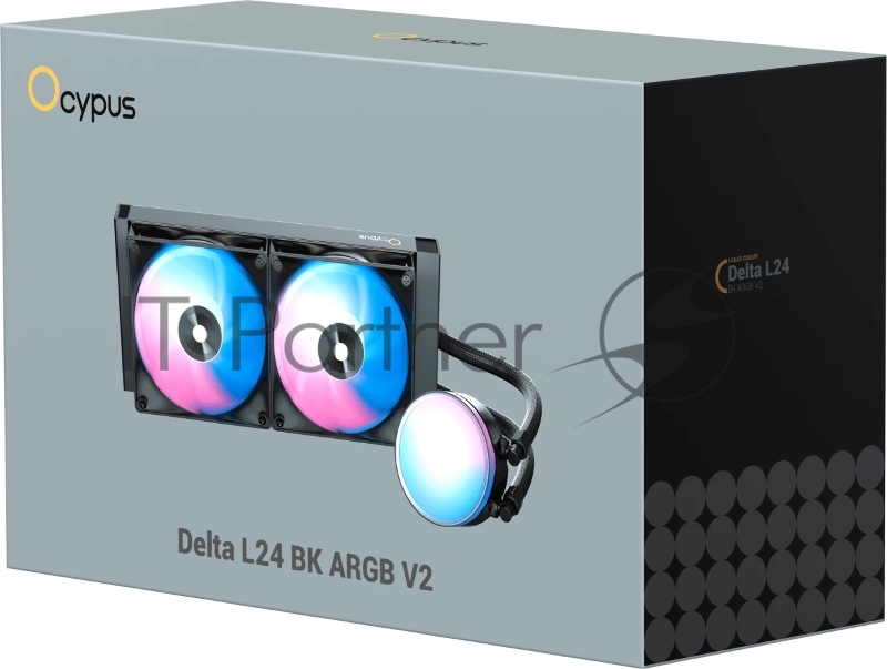 Система охлаждения Ocypus Delta L24 BK ARGB V2 Black 280W/ All Intel/ AMD AM* / Screws