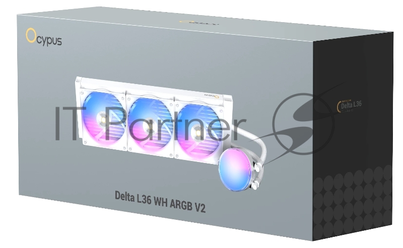Система охлаждения Ocypus Delta L36 WH ARGB V2 White 300W/ All Intel/ AMD AM* / Screws