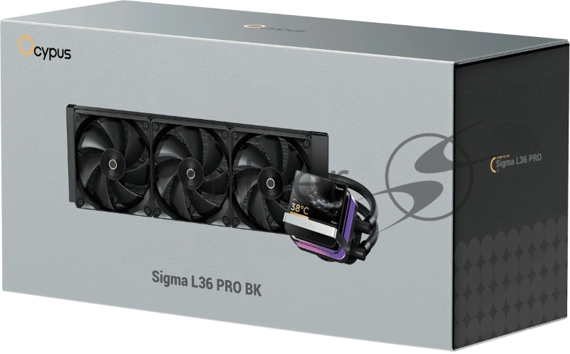 Система охлаждения Ocypus Sigma L36 PRO BK IPS Display/ black/ 310W/ All Intel/ AMD AM* / Screws