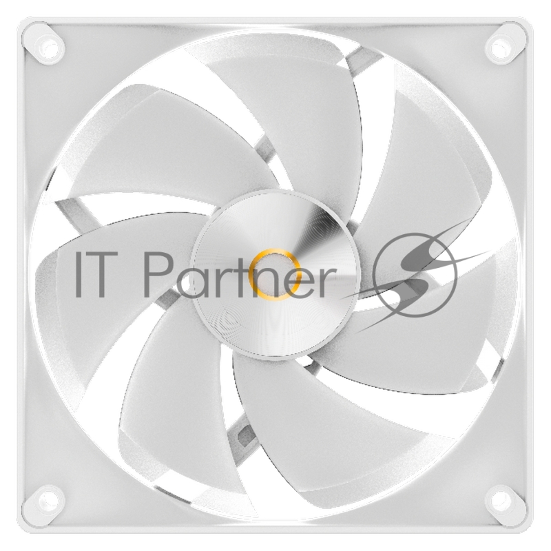 Вентилятор для корпуса Ocypus Delta F12 WH 3 IN 1, 120x120x25mm, 4-PIN PWM, 500-2000 RPM, 29 DBA MAX, HYDRO BEARING