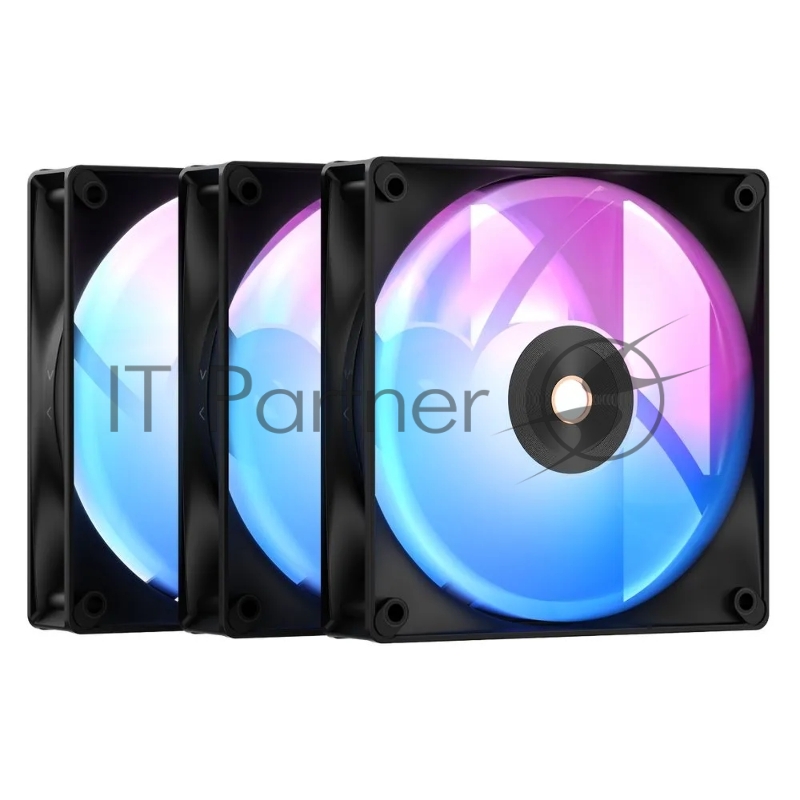 Вентилятор для корпуса Ocypus Delta F12 BK 3 IN 1, 120x120x25mm, 4-PIN PWM, 500-2000 RPM, 29 DBA MAX, HYDRO BEARING