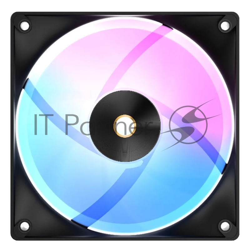 Вентилятор для корпуса Ocypus Delta F12 BK 3 IN 1, 120x120x25mm, 4-PIN PWM, 500-2000 RPM, 29 DBA MAX, HYDRO BEARING